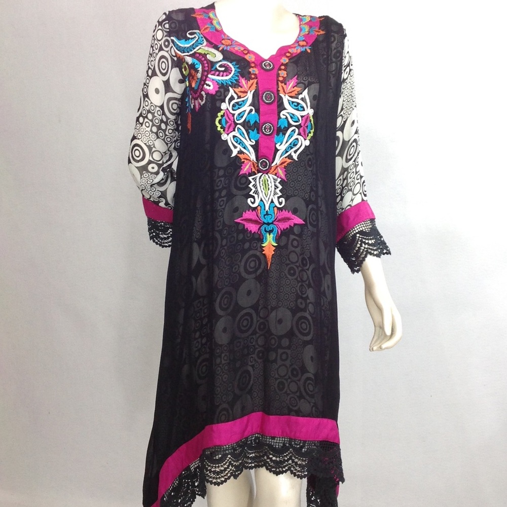 COLOR Size XLarge Made In India Dress